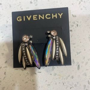 Gorgeous Givenchy feathered earrings